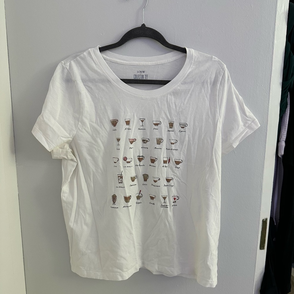 Coffee t shirt - j Crew